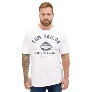 TOM TAILOR PLUS T-Shirt, in grossen Grössen White  XXXL
