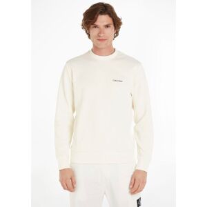 Calvin Klein Sweatshirt »MICRO LOGO REPREVE SWEATSHIRT«, mit halsnahmen... ecru  S