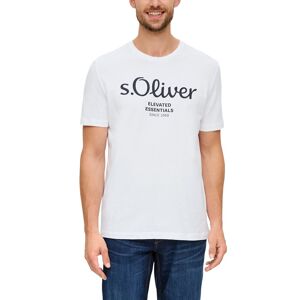 s.Oliver T-Shirt, aus atmungsaktiver Baumwolle white  XL