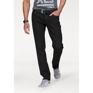 John Devin Straight-Jeans, mit Knopfleiste black  34