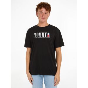 Tommy Jeans Plus T-Shirt »TJM REG TOMMY DNA FLAG TEE EXT«, Grosse Grössen mit... Black  XXXL