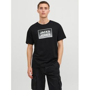 Jack & Jones T-Shirt »JJSTEEL TEE SS CREW NECK« black  S