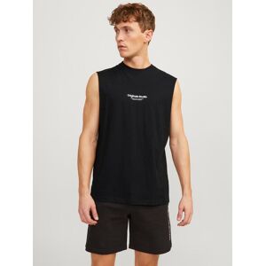 Jack & Jones Kurzarmshirt »JORVESTERBRO SLEEVELESS TEE SN« black  XS