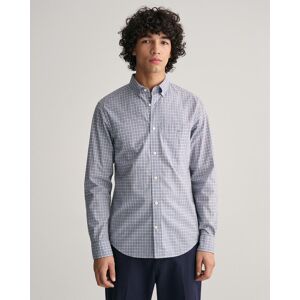 Gant Langarmhemd »REG POPLIN MICROCHECK SHIRT«, Micro-kariert, Popeline,... ice blue  XXXL