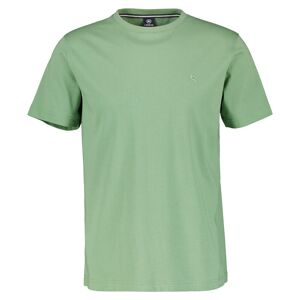 LERROS T-Shirt, Logoprägung an der Brust sage green  XL