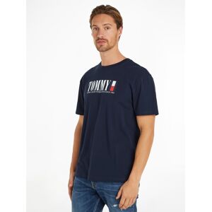 Tommy Jeans Plus T-Shirt »TJM REG TOMMY DNA FLAG TEE EXT«, Grosse Grössen mit... Dark Night Navy  XXL