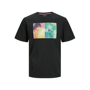 Jack & Jones T-Shirt »JJNAVIN TEE SS CREW NECK« black  S