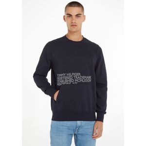 Tommy Hilfiger Sweatshirt »BADGED GRAPHIC CREWNECK«, mit Rippbündchen Desert Sky  XXXL