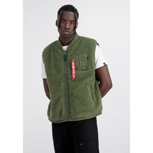 Industries Blouson »ALPHA INDUSTRIES Men - Vests Teddy Vest« sage-green  L