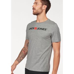 Jack & Jones T-Shirt »LOGO TEE CREW NECK« Light Grey Melange  XXXL (60/62)