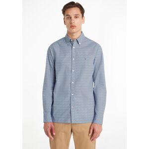 Tommy Hilfiger Langarmhemd »SMALL RETRO PRINT SF SHIRT«, mit Button-down-Kragen Cloudy Blue / Yale Navy / White  M