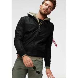 Alpha Industries Bomberjacke »MA-1 TT HOOD«, mit Kapuze schwarz  L