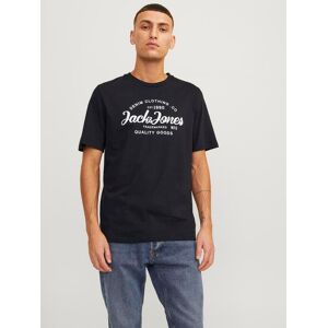 Jack & Jones Kurzarmshirt »JJFOREST TEE SS CREW NECK« black  XL