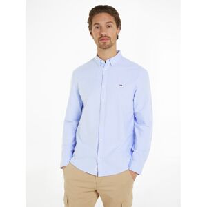 Tommy Jeans Langarmhemd »TJM ENTRY REG OXFORD SHIRT«, mit Logoprägung Moderate Blue  M