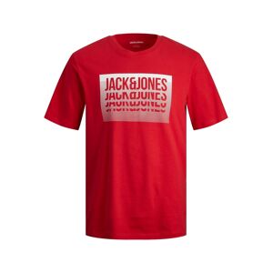 Jack & Jones T-Shirt »JJFLINT TEE SS CREW NECK« true red  L