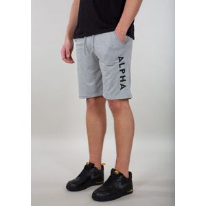 Industries Sweatshorts »ALPHA INDUSTRIES Men - Shorts Alpha Jersey Short« grey heather  M