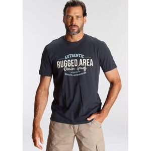 Man's World T-Shirt, mit Brustprint dunkelblau  S (44/46)