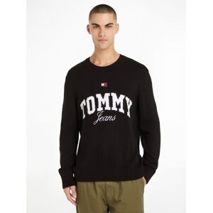 Tommy Jeans Rundhalspullover »TJM RLX NEW VARSITY SWEATER« Black  XXL