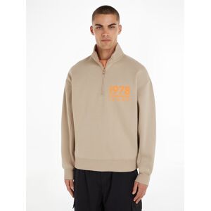 Calvin Klein Jeans Sweatshirt »1978 FLOCK LOGO HALF ZIP« beige  L