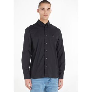 Tommy Hilfiger Langarmhemd »LA-Hemd Flex Poplin« black  S