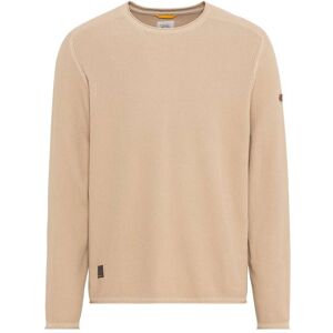 camel active Strickpullover, mit Rundhalsausschnitt sand  M