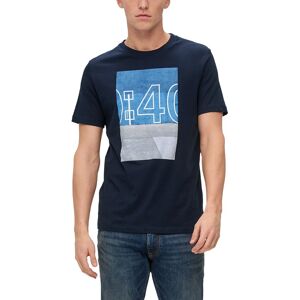 s.Oliver T-Shirt, mit Frontprint navy  XL