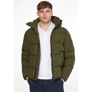 Calvin Klein Steppjacke, mit Kapuze, mit Stehkragen dark olive  S