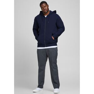 Jack & Jones PlusSize Kapuzensweatjacke »BASIC SWEAT ZIP HOOD«, bis Grösse 6XL blau  4XL (64/66)