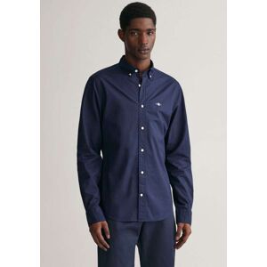 Gant Langarmhemd »Slim Fit Popeline Hemd leichte Baumwolle strapazierfähig... Marine  5XL