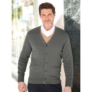 Marco Donati Strickjacke grau-meliert + camel  50