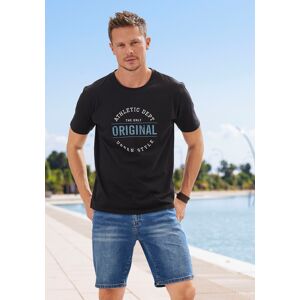 John Devin T-Shirt »Regular Fit,«, Kurzarm, Freizeitshirt mit Rundhals,... schwarz  M (48/50)