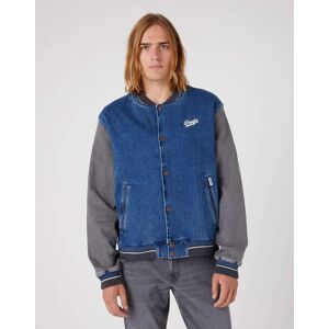 Wrangler Jeansjacke »Jeansjacken Baseball Jacket« Blau  M