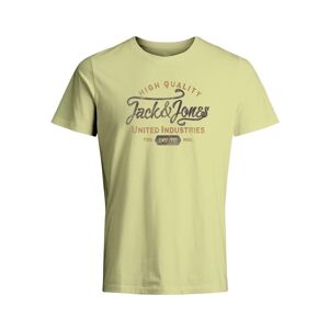 Jack & Jones T-Shirt »JPRBLULOUIE SS TEE CREW NECK FST LN« pale lime yellow  XL
