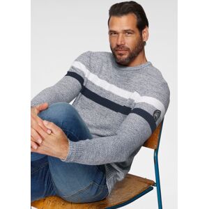 Man's World Strickpullover, in melierte Optik blau-meliert  M (48/50)