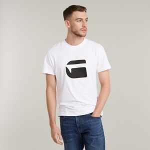 G-Star RAW T-Shirt »Burger logo r t« white  S