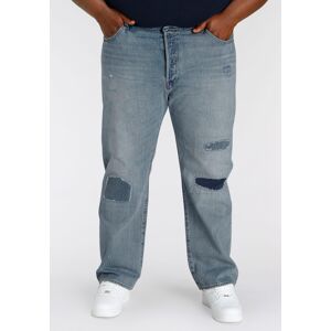Levi's® Plus Straight-Jeans »501« light indigo destructed  48
