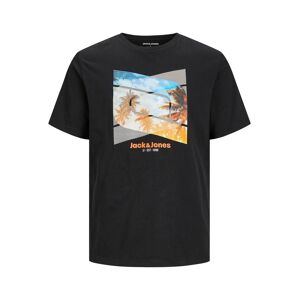 Jack & Jones T-Shirt »JJCELLOX TEE SS CREW NECK« black  XS