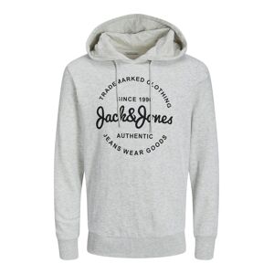 Jack & Jones PlusSize Kapuzensweatshirt »JJFOREST SWEAT HOOD PLS« White Melange  XXXL