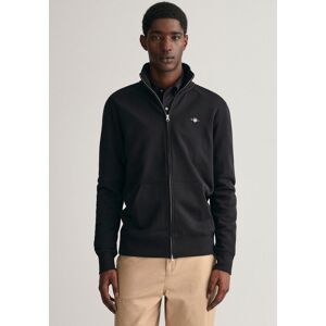 Gant Sweatjacke »REG SHIELD FULL ZIP SWEAT«, mit Logostickerei auf der Brust black  M