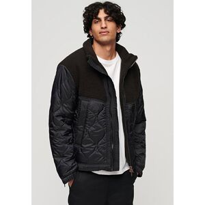 Superdry Parka »SHERPA QUILTED HYBRID JACKET« Jet Black  M