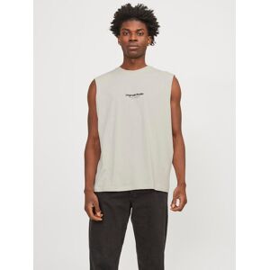 Jack & Jones Kurzarmshirt »JORVESTERBRO SLEEVELESS TEE SN« moonbeam  M