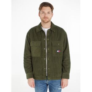 Tommy Jeans Langarmhemd »TJM SHERPA LINED CORD OVERSHIRT« Drab Olive Green  L