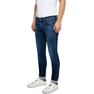 Replay Slim-fit-Jeans »ANBASS HYPERFLEX BIO« darkblue-washed  34