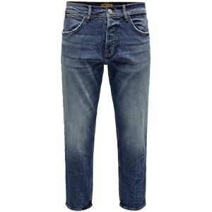 ONLY & SONS 5-Pocket-Jeans »ONSAVI COMFORT L. BLUE 4934 JEANS NOOS« dark medium blue Größe 30