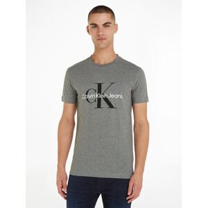 Calvin Klein Jeans T-Shirt »ICONIC MONOGRAM SLIM TEE« Mid Grey Heather Größe XL (54)