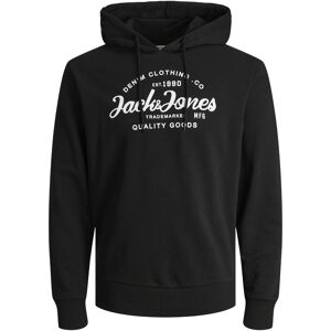 Jack & Jones PlusSize Kapuzensweatshirt »JJFOREST SWEAT HOOD PLS« Black Größe 4XL