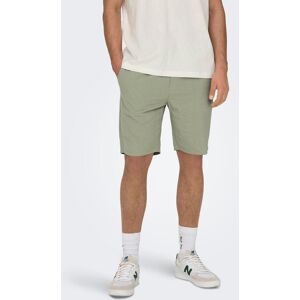 ONLY & SONS Shorts »ONSLINUS 0007 COT LIN SHORTS NOOS« Tea Größe L