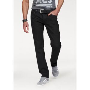John Devin Straight-Jeans, mit Knopfleiste black Größe 38