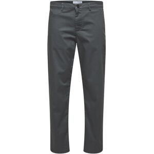 SELECTED HOMME Stoffhose »SLH196-STRAIGHT-NEW MILES FLEX PANT NOOS« Dark Shadow Größe 34