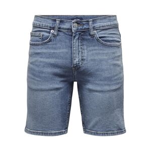 ONLY & SONS Shorts »ONSPLY DBD 9277 PIM DNM SHORTS« medium blue Größe M
